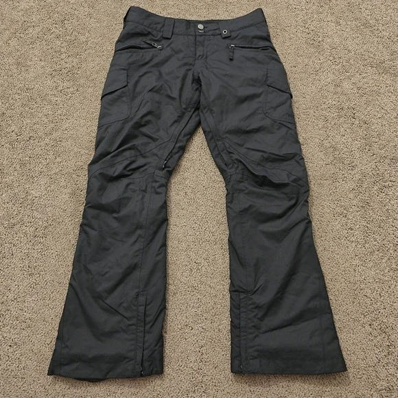 Burton Dryride Womens Small Black Snowboard  Cargo Pants Insulated Winter Sport - Picture 2 of 9